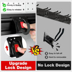 workpro 64" garage tool organizer wall mount with, side view