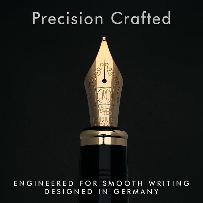 Wordsworth & Black Majesti Fountain Pen-, Luxury Case, Refillable Ink - Image 5