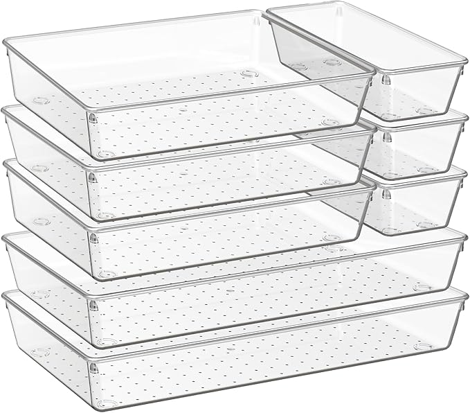 Criusia 8 Pack Drawer Organizer by Criusia