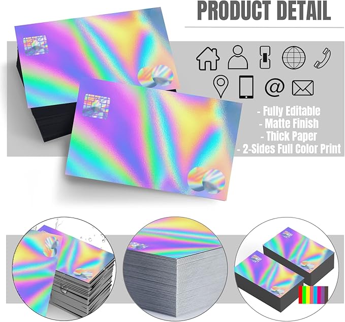 Custom Business Cards Double-Sided Personalized Stationery | Professional - Image 2