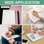 Engrowtic Dot Grid Notebook Top Spiral Notebook A5 Size Bullet Dotted Paper - Image 5
