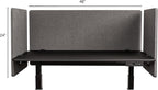 Stand Up Desk Store ReFocus Clamp-on Acoustic Desk Divider Privacy Panel That - Image 4