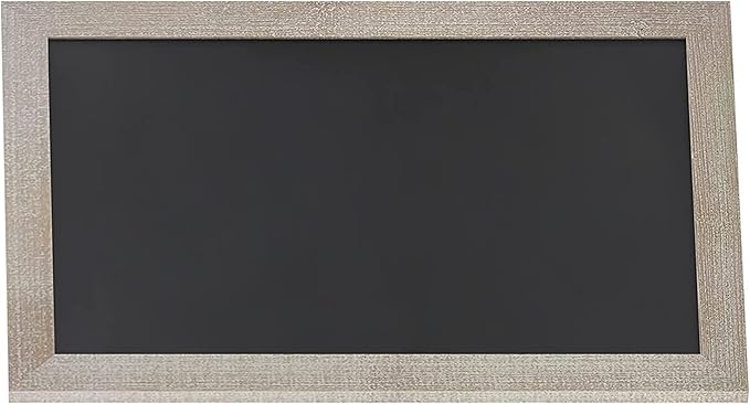HBCY Creations 20" X 30" Weathered Lightwash Solid Wood Frame Wall Chalkboard by HBCYCreations