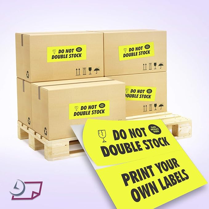 NextDayLabels - 8-1/2 x 11 Neon Color High Light Fluorescent Labels - Image 3