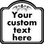 Custom Sign, Custom Indoor/Outdoor Decorative Sign，Aluminum Weatherproof Metal
