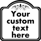 Custom Sign, Custom Indoor/Outdoor Decorative Sign，Aluminum Weatherproof Metal by HKSIGNS
