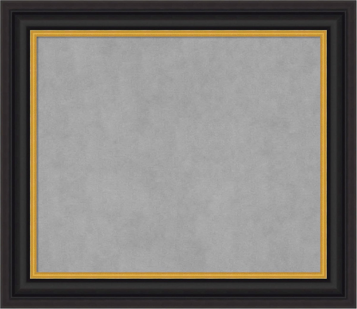Amanti Art Black Framed Magnetic Board 26x30 Medium Vision Board