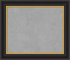 Amanti Art Black Framed Magnetic Board 26x30 Medium Vision Board by AmantiArt