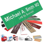 Engraved Custom Door Plate Green Plastic Office Door Sign by LHS+My+Business