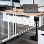 Stand Up Desk Store Under Desk Cable Management Tray Horizontal Computer Cord - Image 2