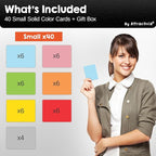 Attractivia Dry Erase Magnetic Labels, 2.8 x 1.8 in, Solid Colors, Colored - Image 7