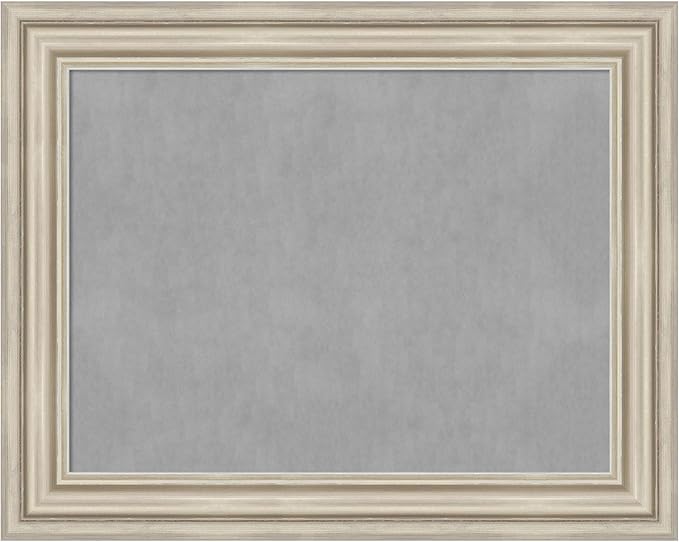 Amanti Art Silver Framed Magnetic Board 24x30 Medium Vision Board by AmantiArt