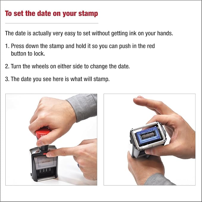 MaxMark Heavy Duty Date Stamp - Image 4