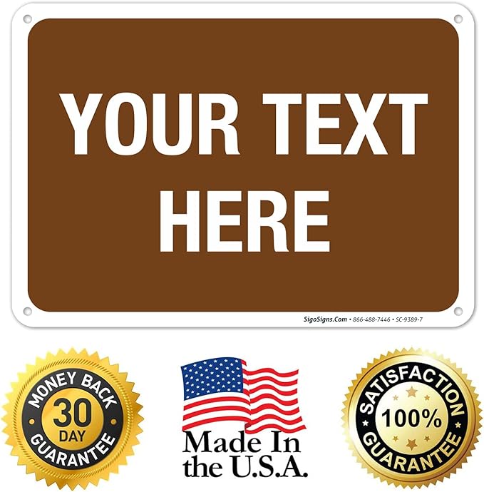 Custom Sign, Personalized Metal Signs, Customize - Image 8