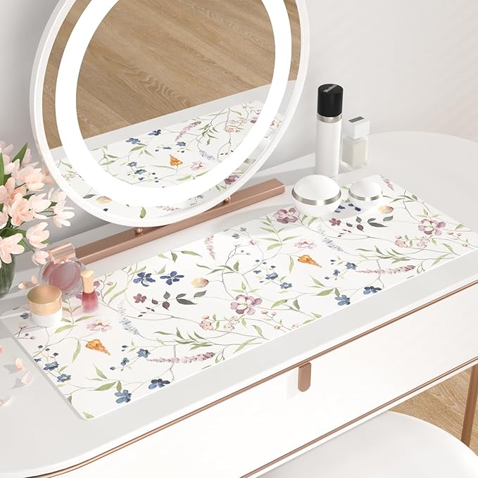 QIYI Floral Mouse Pad, Large Desk Mat - Image 6