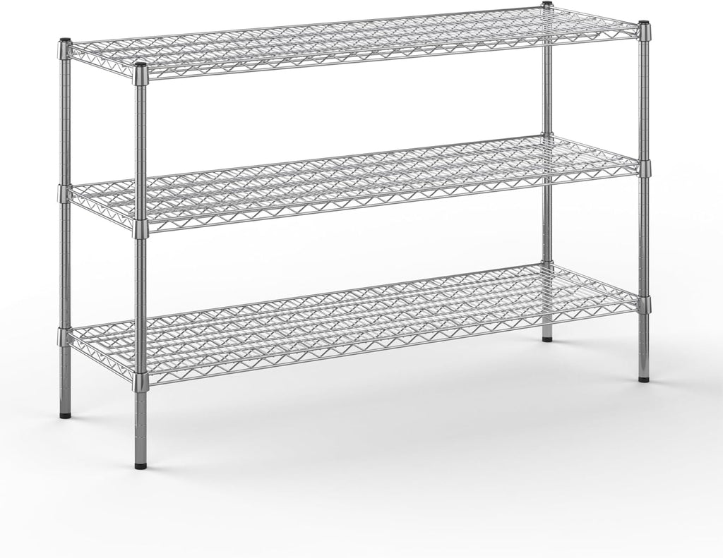 Regal Altair 18" Deep x 54" Wide x 34" Height Wire Shelving Kit | 3-Tier | NSF