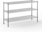 Regal Altair 18" Deep x 54" Wide x 34" Height Wire Shelving Kit | 3-Tier | NSF
