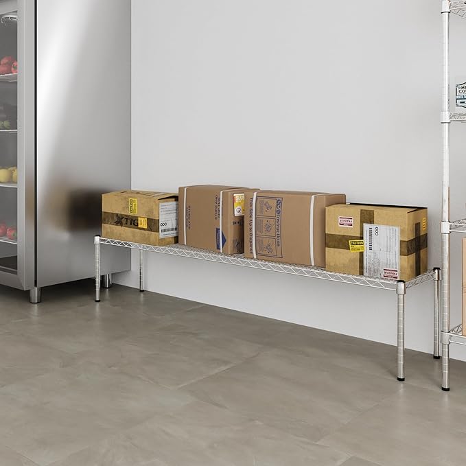 Regal Altair 14" Deep x 72" Wide x 14" Height Wire Shelving Kit | 1-Tier | NSF - Image 6