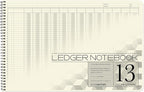 BookFactory Accounting Ledger Notebook/Large 13 Column Accounting Ledger by BookFactory