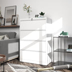 FLIXELIO File Cabinets 4 Drawer, Metal Office Storage Filing Cabinet - Image 7