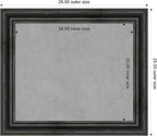 Amanti Art Black Framed Magnetic Board 25x29 Medium Vision Board - Image 4