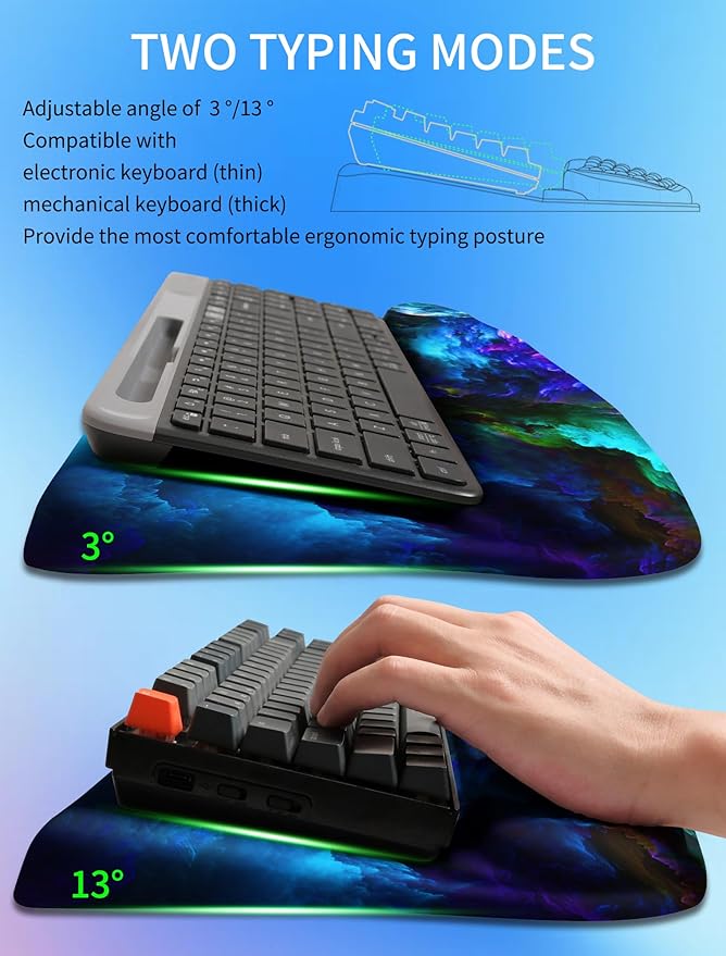 KUOSGM Ergonomic Wave Wrist Rest - Image 2