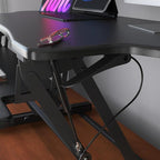 Mount-It! Standing Desk Converter, Height Adjustable from 6"–19.25", Extra - Image 9