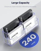 Uniclife 2 Pack Acrylic Business Card Holder - Image 6