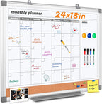 MAKELLO Dry Erase Calendar for Wall 24" x 18", Kitchen and Bedroom