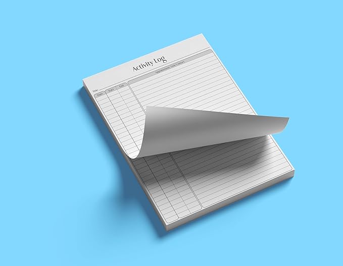 Better Office Products Activity Log Notepad, 8.5" x 11", Planning Note Pad - Image 4