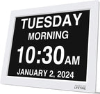 American Lifetime 【New 2024 Dementia Clock Large Digital Clock by AmericanLifetime