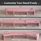 BONTEC Dual Monitor Stand Riser - Image 3