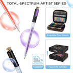 ZSCM Retractable Gel Pen For Adult Coloring, 60 Colors Large Capacity - Image 5