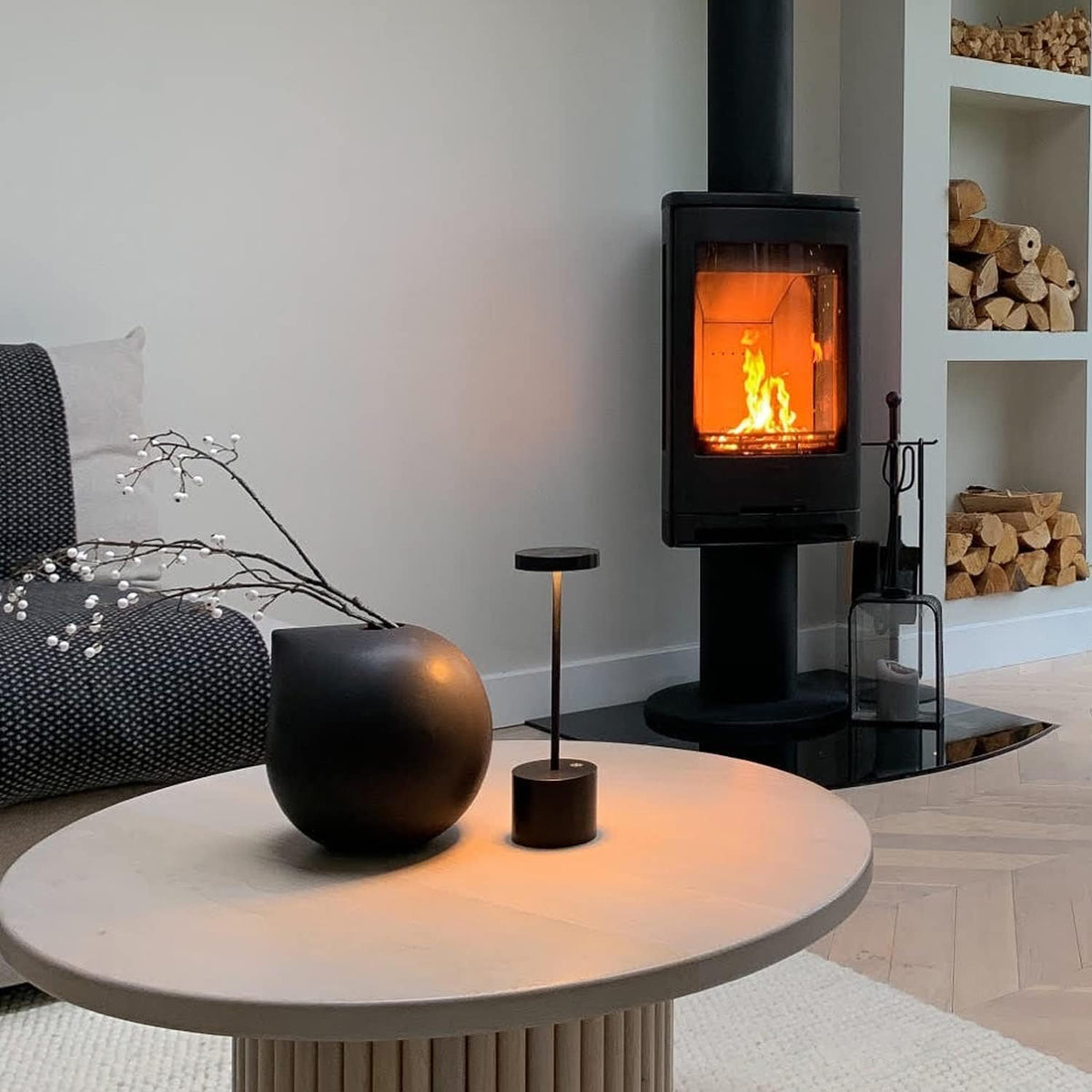 SAKRINGT 2 Pack Rechargeable Table Lamp, LED Cordless Table Lamp,5000mAh Batt...