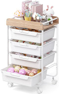Rolling Storage Utility Cart by SYKIARIOL