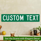 Custom Street Sign, Road & Address Sign, 8 Colors, Reflective Option, Mounting - Image 5