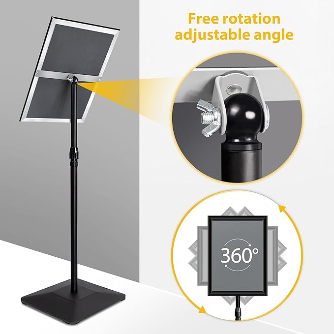 VAIIGO 11"x17" Pedestal Poster Sign Holder Stand - Image 4