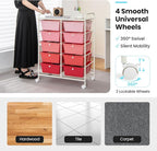 GLACER 10 Drawer Rolling Cart, Storage Cart - Image 6