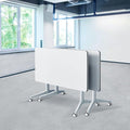 Goakwwuz Conference Room Table, Folding Conference Tables, Thicken Grey Tabletop by Goakwwuz