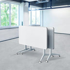 Goakwwuz Conference Room Table, Folding Conference Tables, Thicken Grey Tabletop by Goakwwuz