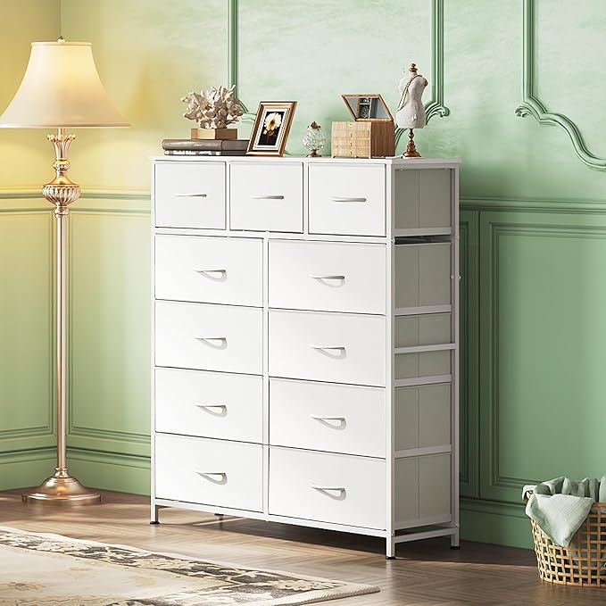 WLIVE Tall Dresser for Bedroom, Fabric Dressers Storage Tower, Dresser & Chest - Image 4
