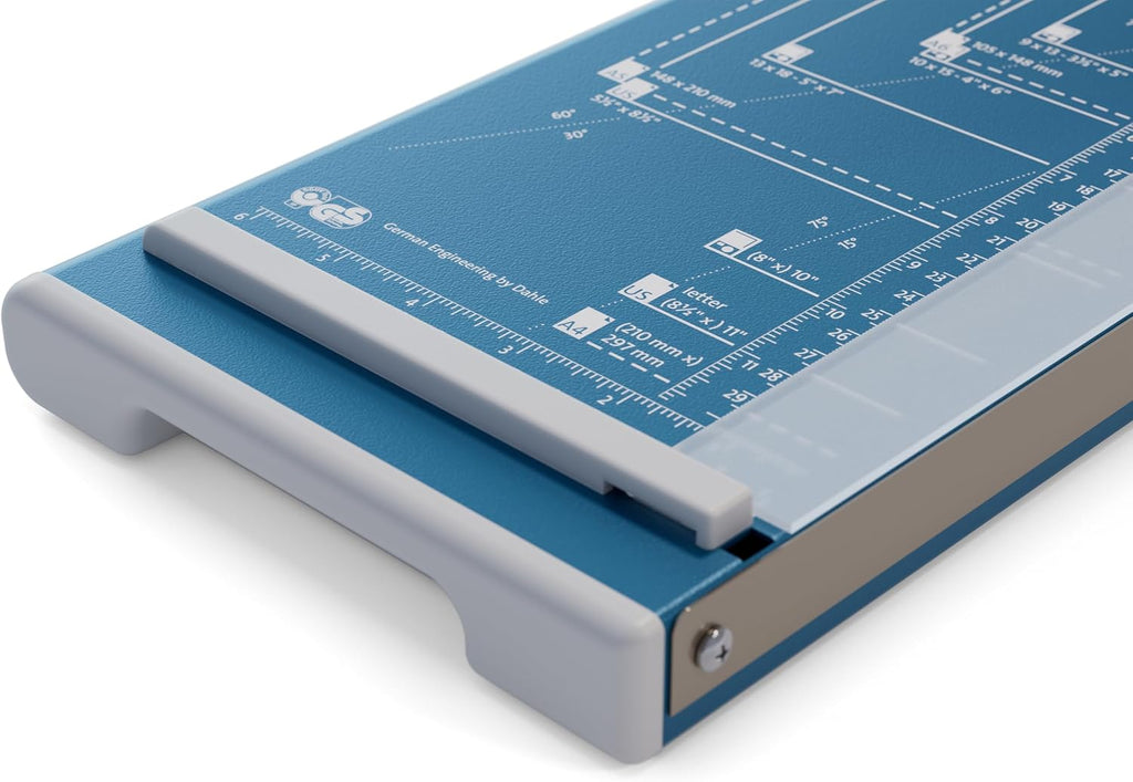 Dahle 502 Craft Creative A4 Self-Sharpening Stack Paper Guillotine Trimmer, Blue