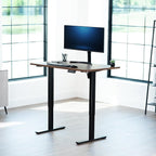 VIVO Electric 48 x 30 in Rustic Standing Desk, Memory Height Adjustment - Image 2