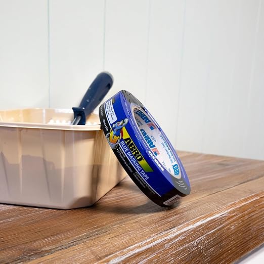 ABRO 36 Pack Blue Painters Tape: 24mm x 55M All Purpose Blue Tape, Temporary - Image 2