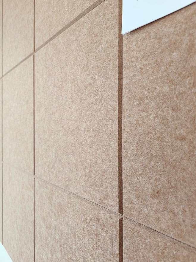 DECORITA Felt Wall Tiles | Large Cork Board Alternative | Aesthetic Felt - Image 5