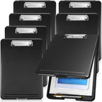 Epakh 7 Pcs Clipboard with Storage Bulks Plastic Storage Foldable Nursing by Epakh