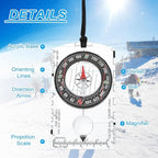PATIKIL Orienteering Compass, Navigation Backpacking Compasses - Image 3