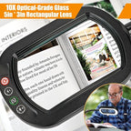 Veemagni 10X Rectangle Magnifying Glass - Image 2