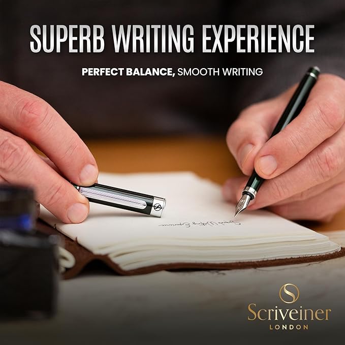 Scriveiner British Racing Green Fountain Pen - Image 4