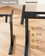 TOPSKY Dual Motor Electric Adjustable Standing - Image 5